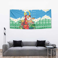 Personalised Sanma Joyeux Noel Tapestry Proud To Be a Ni-Van Sand Drawing Art - Polynesian Pride