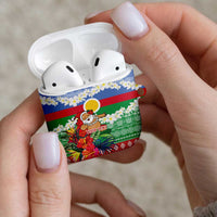 Personalised Shefa Joyeux Noel AirPods Case Proud To Be a Ni-Van Sand Drawing Art LT9 - Polynesian Pride