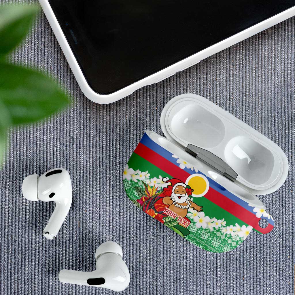 Personalised Shefa Joyeux Noel AirPods Case Proud To Be a Ni-Van Sand Drawing Art LT9 - Polynesian Pride