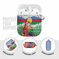 Personalised Shefa Joyeux Noel AirPods Case Proud To Be a Ni-Van Sand Drawing Art LT9 - Polynesian Pride