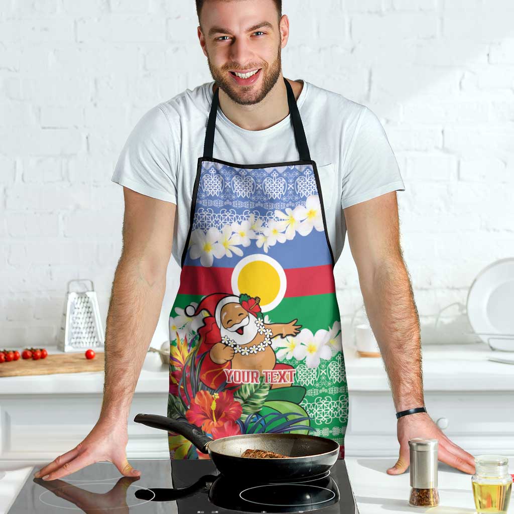 Personalised Shefa Joyeux Noel Apron Proud To Be a Ni-Van Sand Drawing Art LT9 - Polynesian Pride