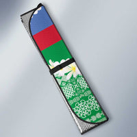 Personalised Shefa Joyeux Noel Auto Sun Shade Proud To Be a Ni-Van Sand Drawing Art - undefined