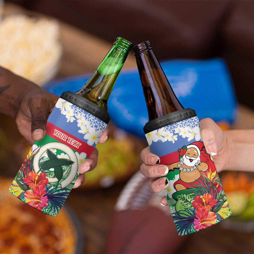 Personalised Shefa Joyeux Noel 4 in 1 Can Cooler Tumbler Proud To Be a Ni-Van Sand Drawing Art LT9 - Polynesian Pride