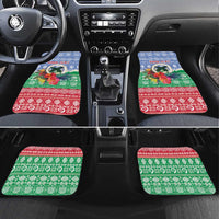 Personalised Shefa Joyeux Noel Car Mats Proud To Be a Ni-Van Sand Drawing Art LT9 Set 4pcs Blue - Polynesian Pride