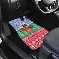 Personalised Shefa Joyeux Noel Car Mats Proud To Be a Ni-Van Sand Drawing Art LT9 - Polynesian Pride