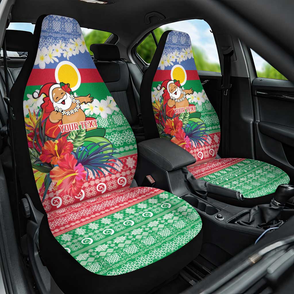 Personalised Shefa Joyeux Noel Car Seat Cover Proud To Be a Ni-Van Sand Drawing Art - Polynesian Pride