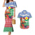 Personalised Shefa Joyeux Noel Couples Matching Mermaid Dress and Hawaiian Shirt Proud To Be a Ni-Van Sand Drawing Art - Polynesian Pride