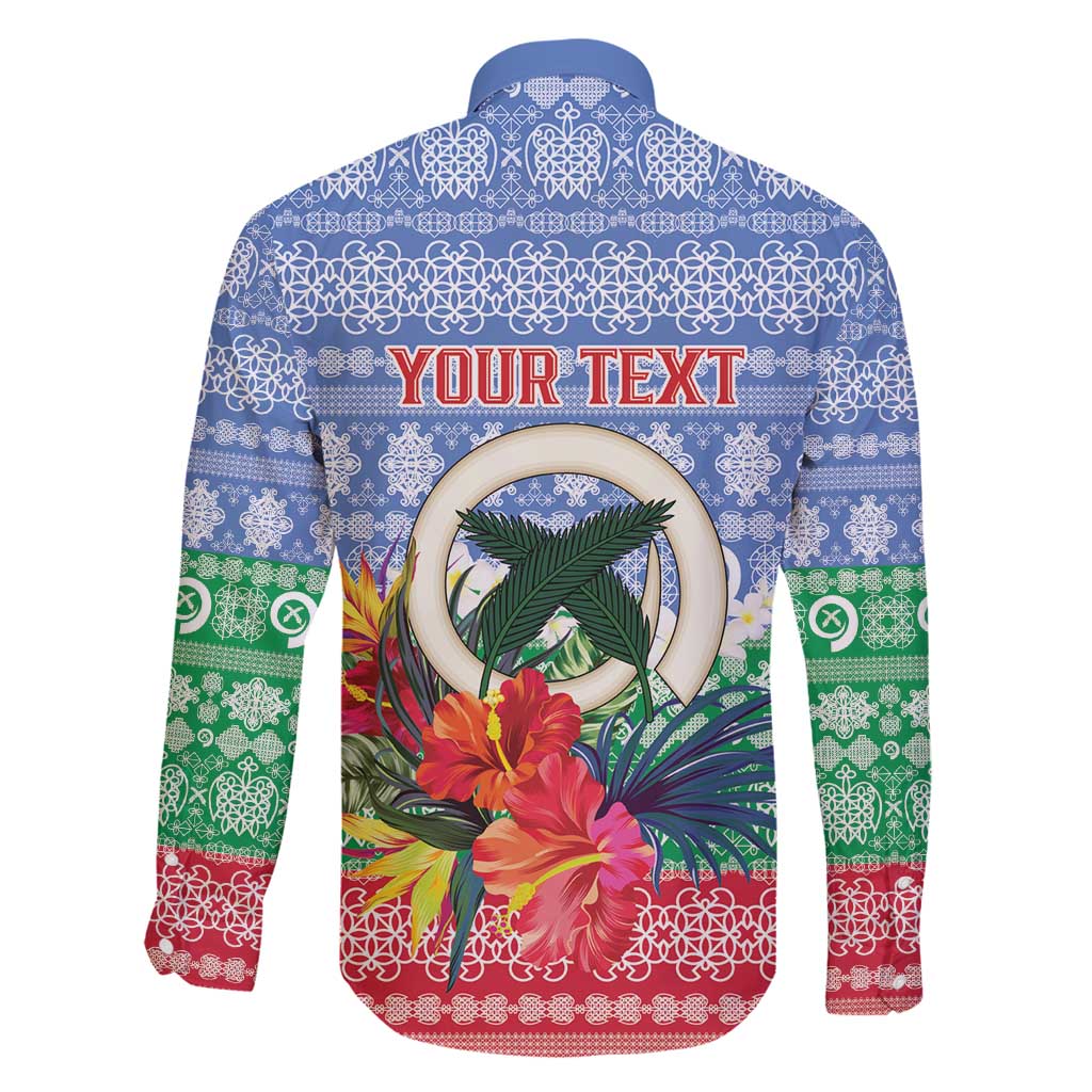 Personalised Shefa Joyeux Noel Family Matching Long Sleeve Bodycon Dress and Hawaiian Shirt Proud To Be a Ni-Van Sand Drawing Art - Polynesian Pride