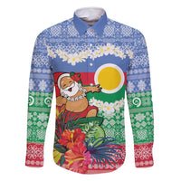 Personalised Shefa Joyeux Noel Family Matching Mermaid Dress and Hawaiian Shirt Proud To Be a Ni-Van Sand Drawing Art - Polynesian Pride