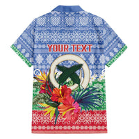 Personalised Shefa Joyeux Noel Family Matching Puletasi and Hawaiian Shirt Proud To Be a Ni-Van Sand Drawing Art - Polynesian Pride