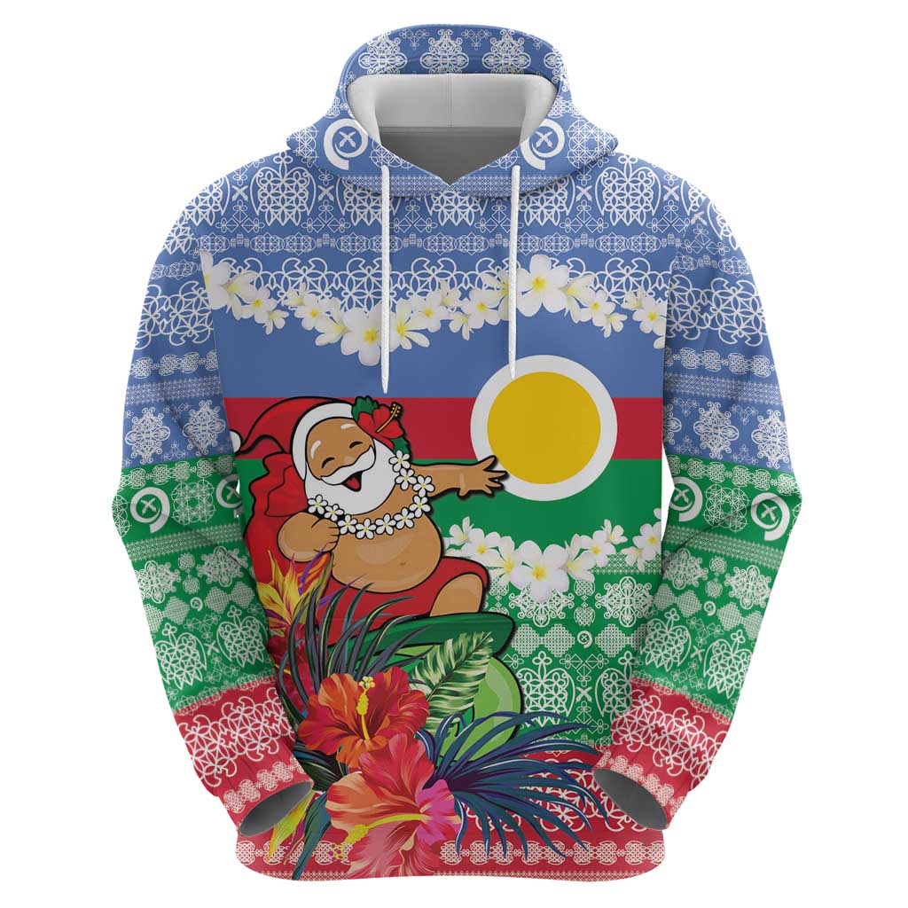 Personalised Shefa Joyeux Noel Hoodie Proud To Be a Ni-Van Sand Drawing Art - Polynesian Pride