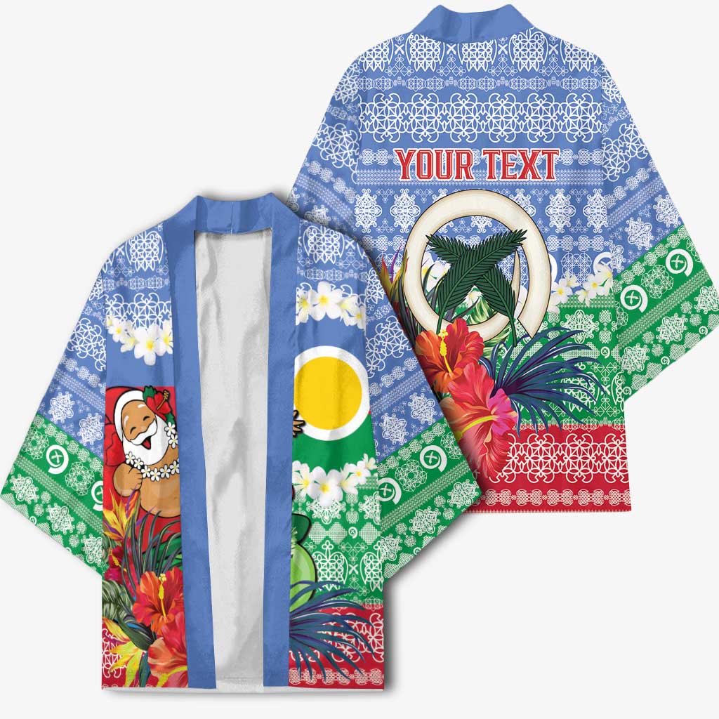 Personalised Shefa Joyeux Noel Kimono Proud To Be a Ni-Van Sand Drawing Art - Polynesian Pride