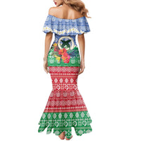 Personalised Shefa Joyeux Noel Mermaid Dress Proud To Be a Ni-Van Sand Drawing Art - Polynesian Pride
