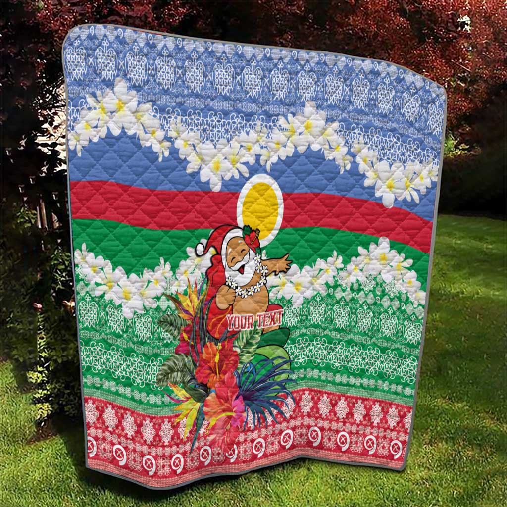 Personalised Shefa Joyeux Noel Quilt Proud To Be a Ni-Van Sand Drawing Art - Polynesian Pride