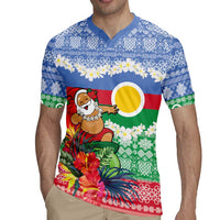 Personalised Shefa Joyeux Noel Rugby Jersey Proud To Be a Ni-Van Sand Drawing Art LT9 - Polynesian Pride