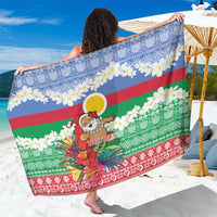 Personalised Shefa Joyeux Noel Sarong Proud To Be a Ni-Van Sand Drawing Art - Polynesian Pride