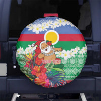 Personalised Shefa Joyeux Noel Spare Tire Cover Proud To Be a Ni-Van Sand Drawing Art - Polynesian Pride