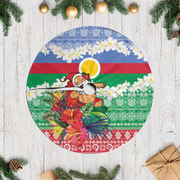 Shefa Joyeux Noel Tree Skirt Proud To Be a Ni-Van Sand Drawing Art LT9 Casual Blue - Polynesian Pride