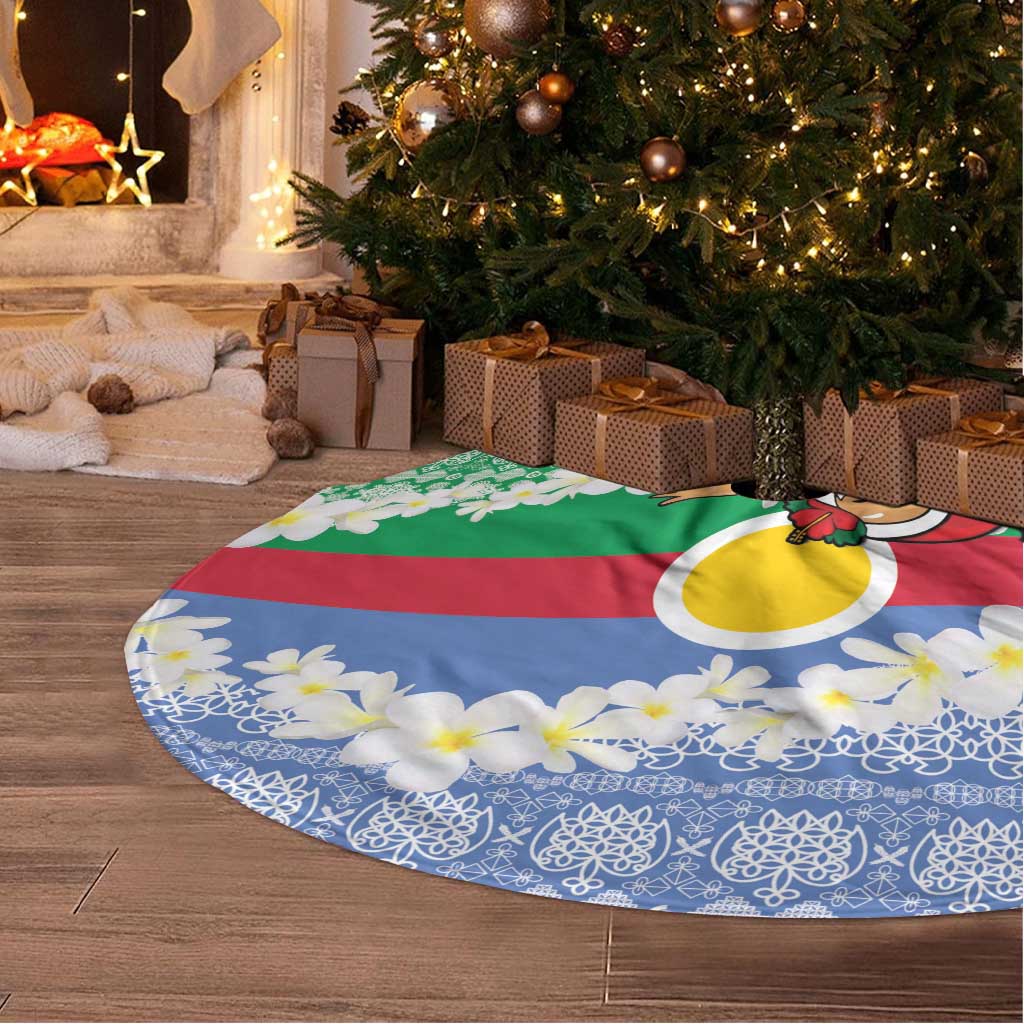 Shefa Joyeux Noel Tree Skirt Proud To Be a Ni-Van Sand Drawing Art LT9 - Polynesian Pride