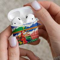 Personalised Tafea Joyeux Noel AirPods Case Proud To Be a Ni-Van Sand Drawing Art LT9 - Polynesian Pride