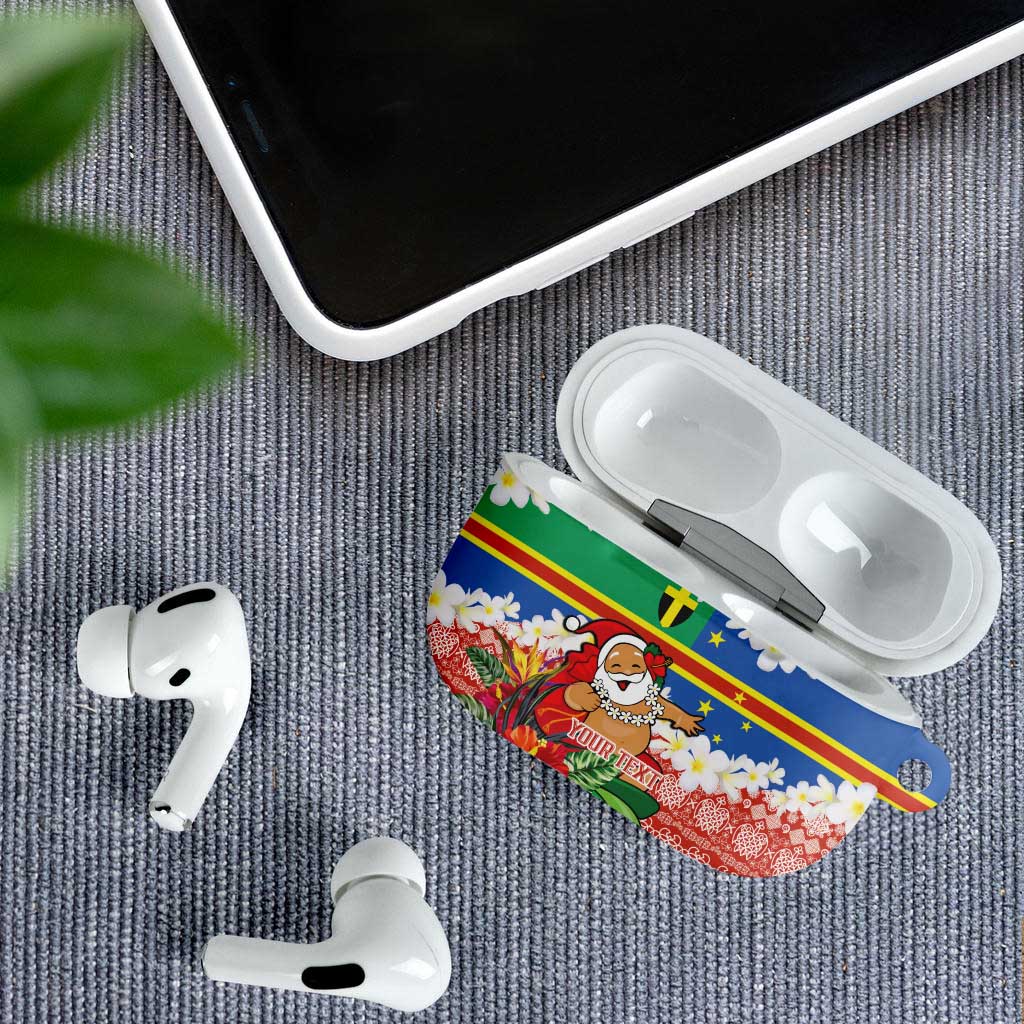 Personalised Tafea Joyeux Noel AirPods Case Proud To Be a Ni-Van Sand Drawing Art LT9 - Polynesian Pride