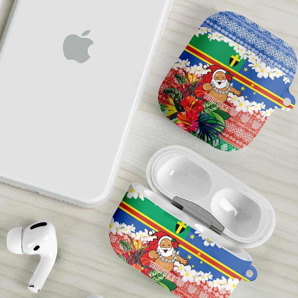 Personalised Tafea Joyeux Noel AirPods Case Proud To Be a Ni-Van Sand Drawing Art LT9 - Polynesian Pride