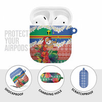 Personalised Tafea Joyeux Noel AirPods Case Proud To Be a Ni-Van Sand Drawing Art LT9 - Polynesian Pride