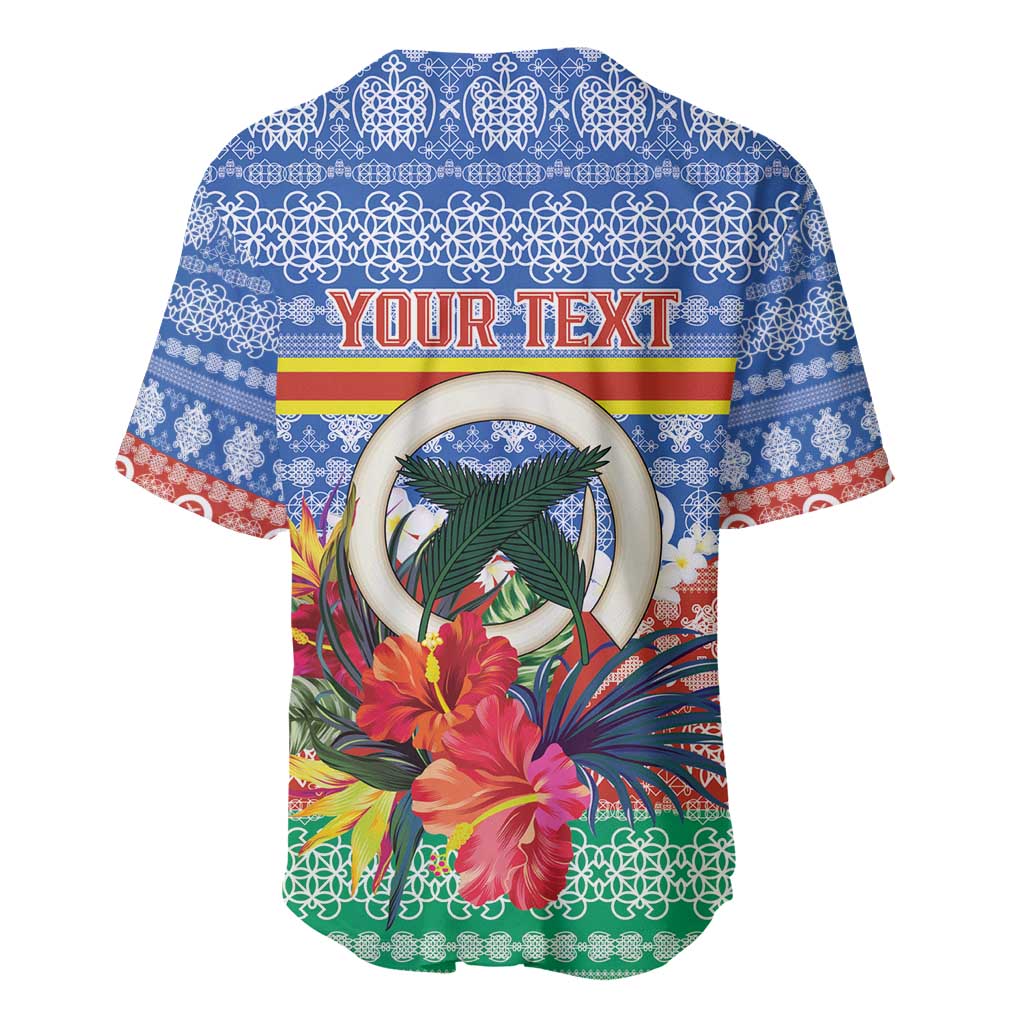 Personalised Tafea Joyeux Noel Baseball Jersey Proud To Be a Ni-Van Sand Drawing Art - Polynesian Pride