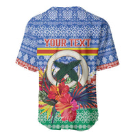 Personalised Tafea Joyeux Noel Baseball Jersey Proud To Be a Ni-Van Sand Drawing Art - Polynesian Pride