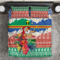 Personalised Tafea Joyeux Noel Bedding Set Proud To Be a Ni-Van Sand Drawing Art - Polynesian Pride