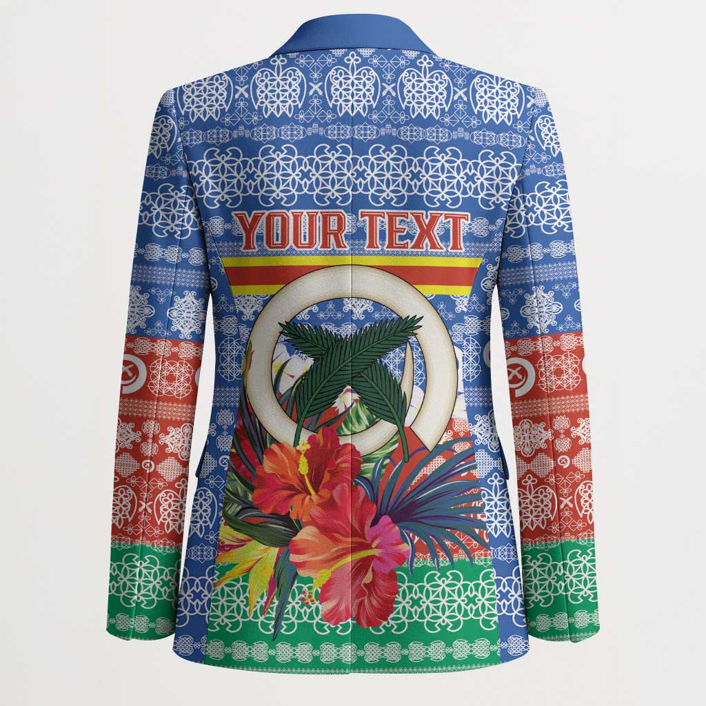 Personalised Tafea Joyeux Noel Blazer Proud To Be a Ni-Van Sand Drawing Art LT9 - Polynesian Pride