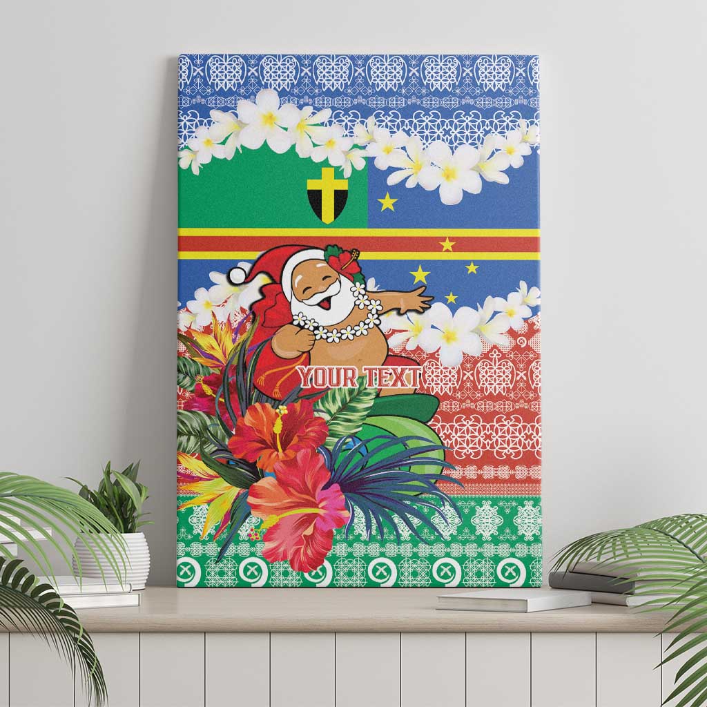 Personalised Tafea Joyeux Noel Canvas Wall Art Proud To Be a Ni-Van Sand Drawing Art LT9 - Polynesian Pride