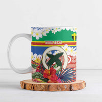 Personalised Tafea Joyeux Noel Ceramic Mug Proud To Be a Ni-Van Sand Drawing Art LT9 Blue - Polynesian Pride