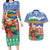 Personalised Tafea Joyeux Noel Couples Matching Long Sleeve Bodycon Dress and Hawaiian Shirt Proud To Be a Ni-Van Sand Drawing Art - Polynesian Pride