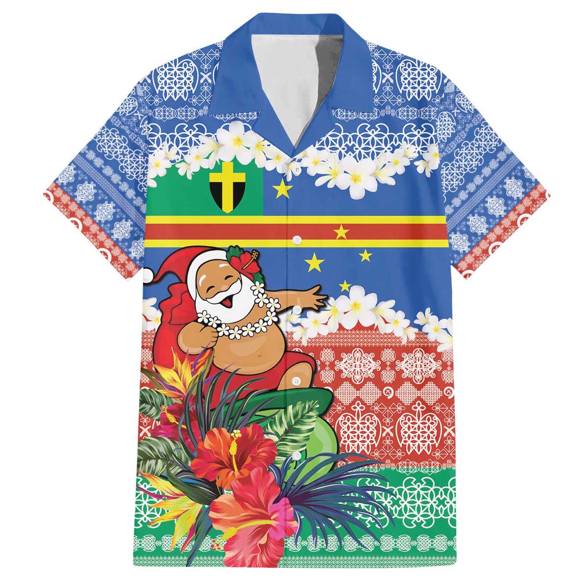 Personalised Tafea Joyeux Noel Family Matching Off The Shoulder Long Sleeve Dress and Hawaiian Shirt Proud To Be a Ni-Van Sand Drawing Art - Polynesian Pride
