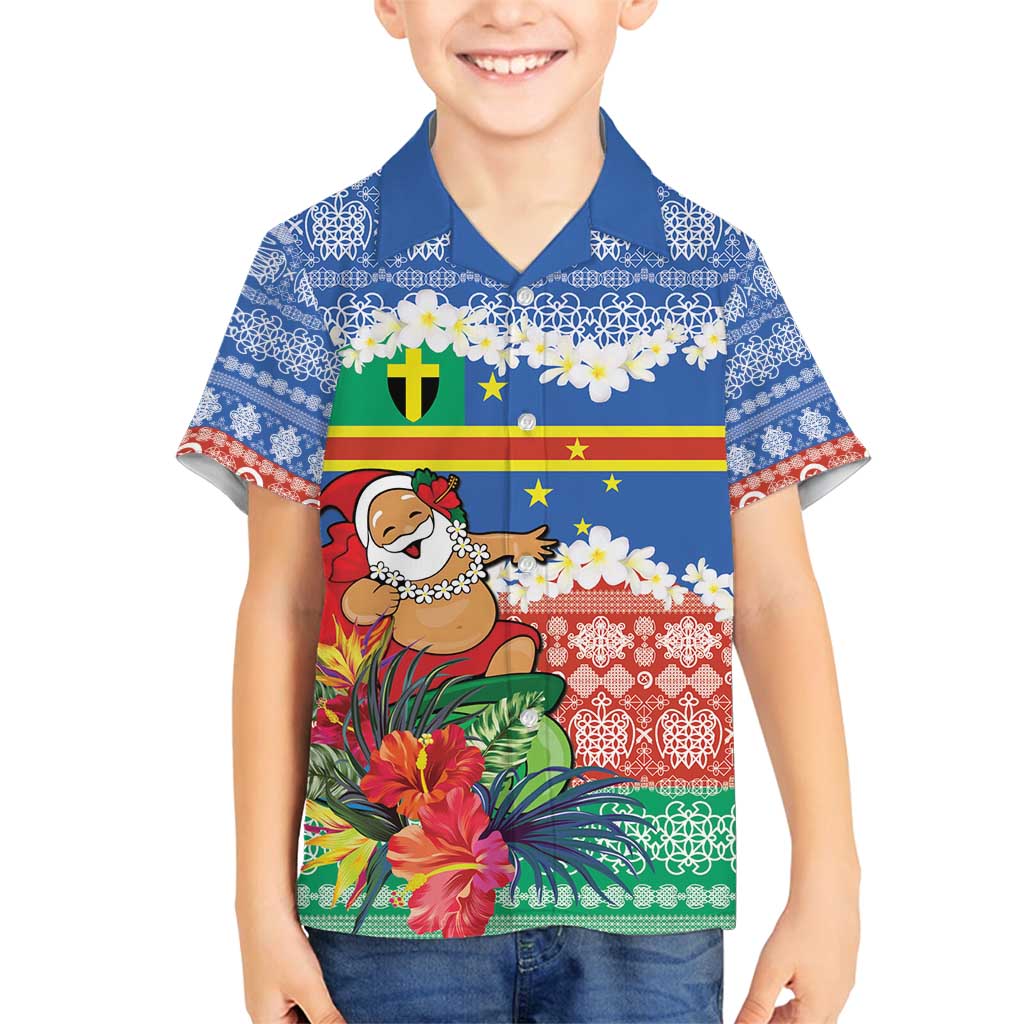Personalised Tafea Joyeux Noel Family Matching Puletasi and Hawaiian Shirt Proud To Be a Ni-Van Sand Drawing Art - Polynesian Pride