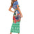Personalised Tafea Joyeux Noel Family Matching Short Sleeve Bodycon Dress and Hawaiian Shirt Proud To Be a Ni-Van Sand Drawing Art - Polynesian Pride