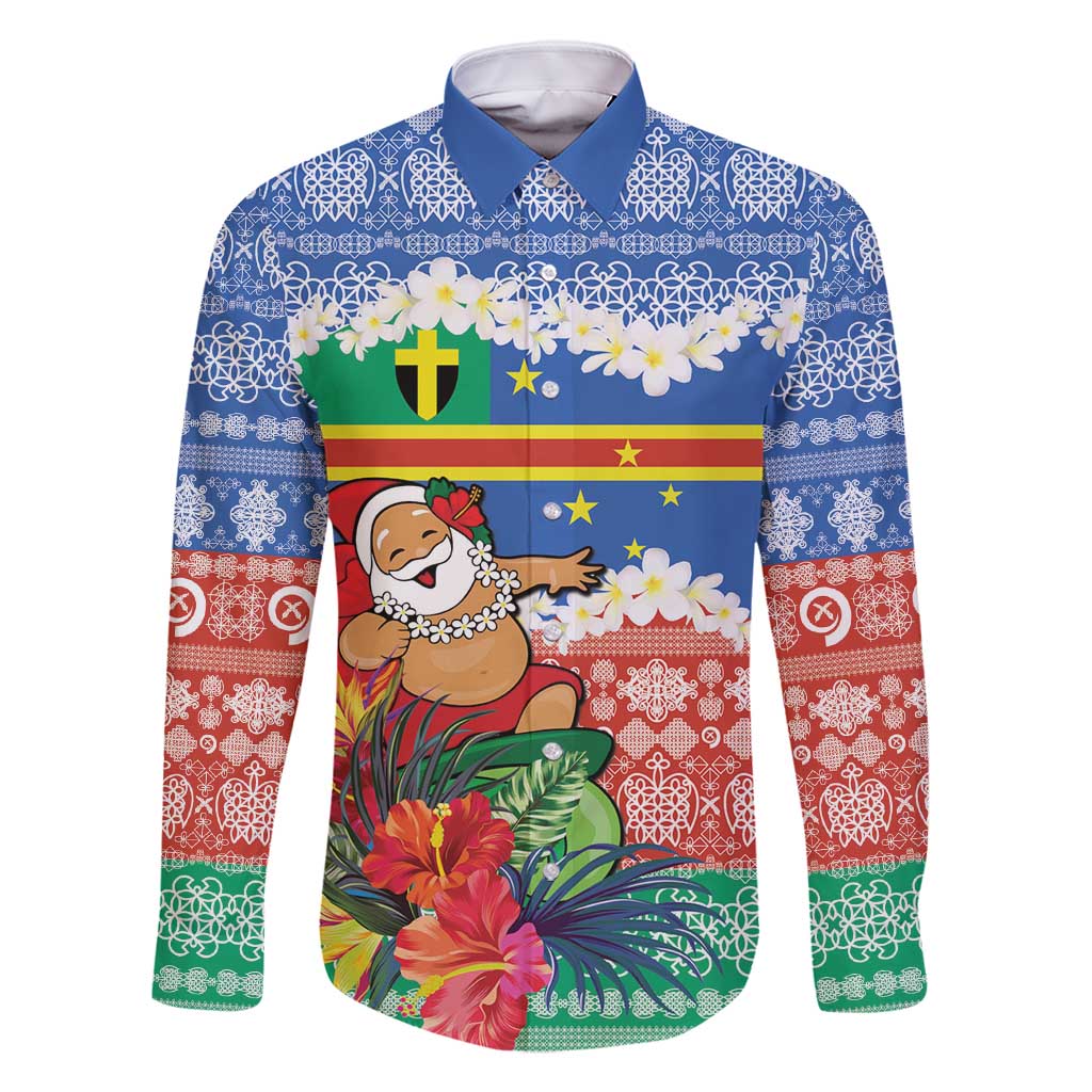 Personalised Tafea Joyeux Noel Family Matching Summer Maxi Dress and Hawaiian Shirt Proud To Be a Ni-Van Sand Drawing Art - Polynesian Pride