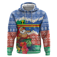 Personalised Tafea Joyeux Noel Hoodie Proud To Be a Ni-Van Sand Drawing Art - Polynesian Pride