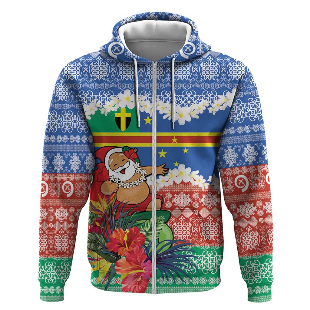 Personalised Tafea Joyeux Noel Hoodie Proud To Be a Ni-Van Sand Drawing Art - Polynesian Pride