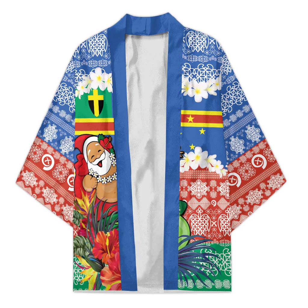Personalised Tafea Joyeux Noel Kimono Proud To Be a Ni-Van Sand Drawing Art - Polynesian Pride