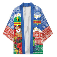 Personalised Tafea Joyeux Noel Kimono Proud To Be a Ni-Van Sand Drawing Art - Polynesian Pride