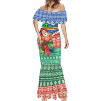 Personalised Tafea Joyeux Noel Mermaid Dress Proud To Be a Ni-Van Sand Drawing Art - Polynesian Pride