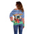 Personalised Tafea Joyeux Noel Off Shoulder Sweater Proud To Be a Ni-Van Sand Drawing Art - Polynesian Pride