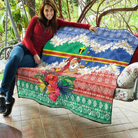 Personalised Tafea Joyeux Noel Quilt Proud To Be a Ni-Van Sand Drawing Art - Polynesian Pride