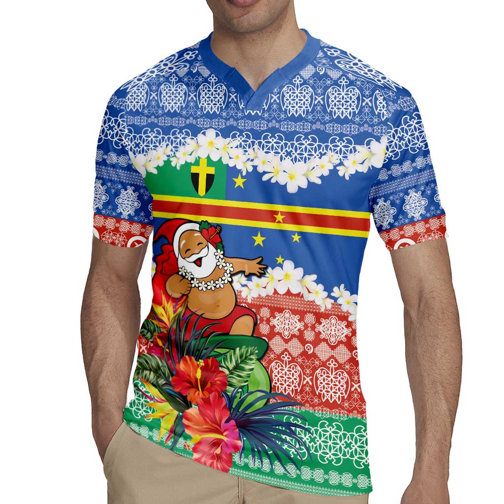 Personalised Tafea Joyeux Noel Rugby Jersey Proud To Be a Ni-Van Sand Drawing Art LT9 - Polynesian Pride