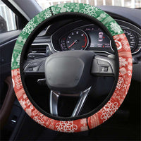 Tafea Joyeux Noel Steering Wheel Cover Proud To Be a Ni-Van Sand Drawing Art LT9 - Polynesian Pride