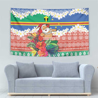 Personalised Tafea Joyeux Noel Tapestry Proud To Be a Ni-Van Sand Drawing Art - Polynesian Pride