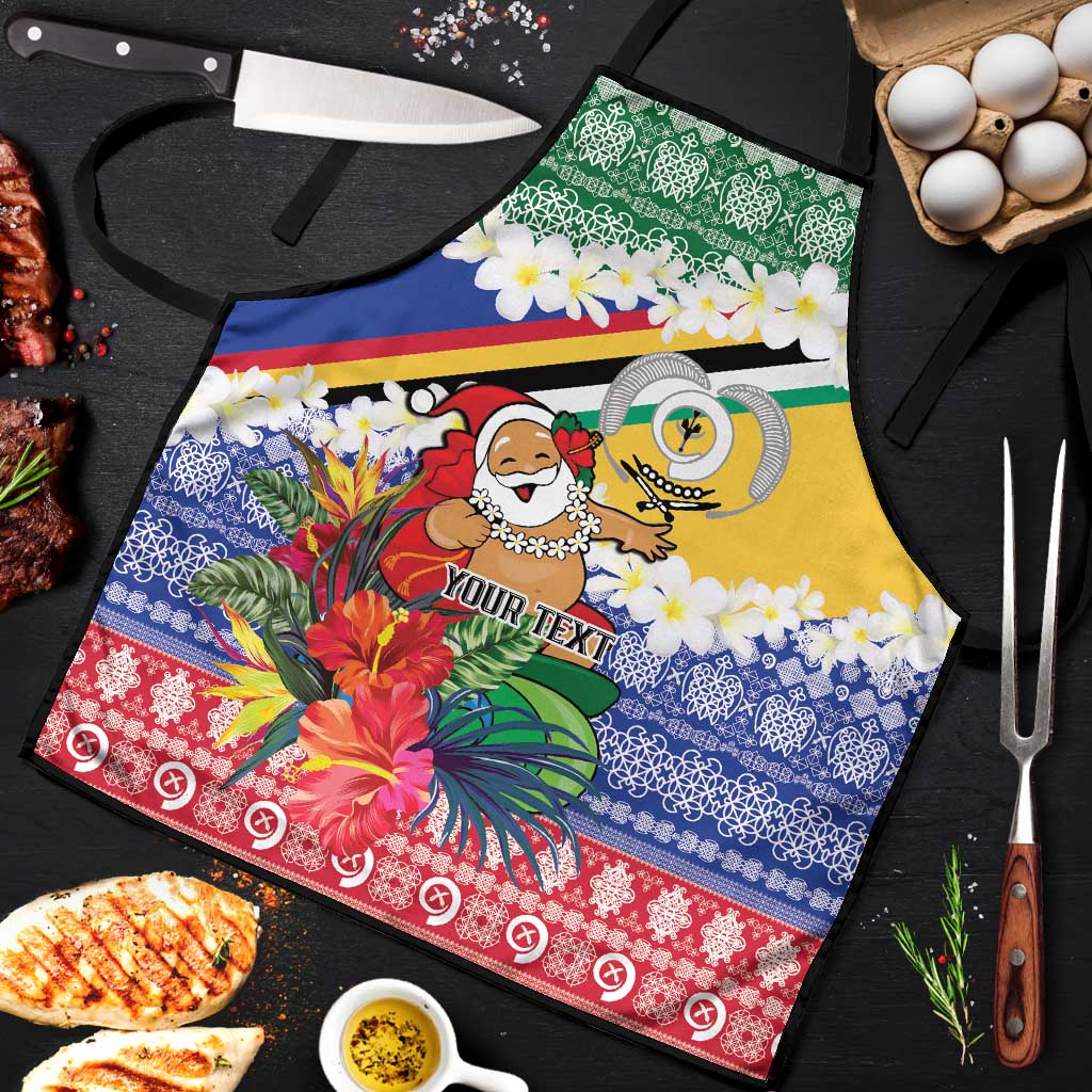 Personalised Torba Joyeux Noel Apron Proud To Be a Ni-Van Sand Drawing Art LT9 Green - Polynesian Pride