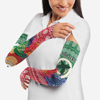Personalised Torba Joyeux Noel Arm Sleeves Proud To Be a Ni-Van Sand Drawing Art - Polynesian Pride